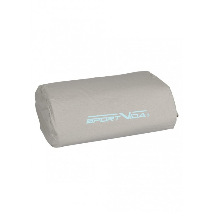 Аппликатор Кузнецова / Массажный коврик акупунктурный с валиком SportVida 130 x 50 см SV-HK0410 Grey/Sky Blue