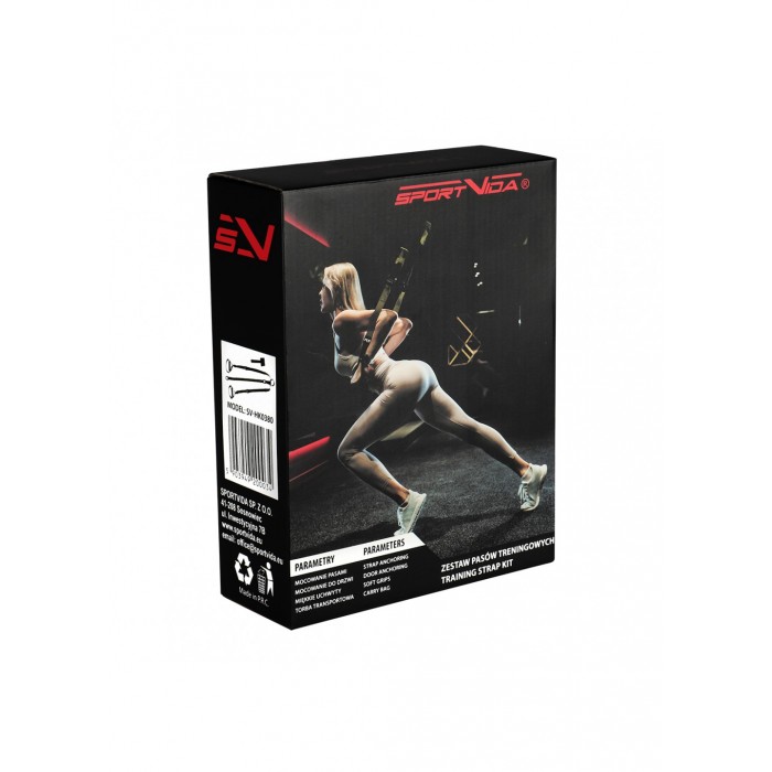 Петли подвесные для функциональных тренировок и кроссфита SportVida SV-HK0380