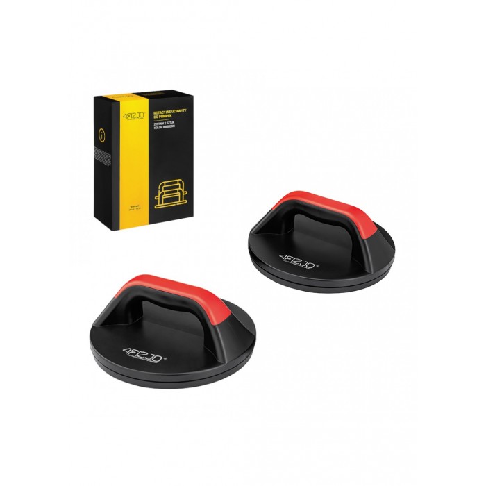 Упори для віджимань поворотні 4FIZJO Push-up Bars Black/Red (P-5907739312495)