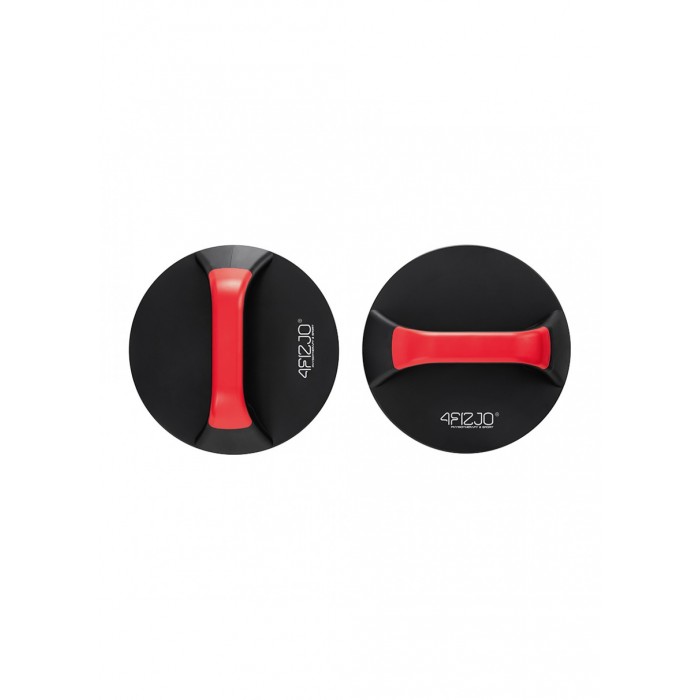 Упори для віджимань поворотні 4FIZJO Push-up Bars Black/Red (P-5907739312495)