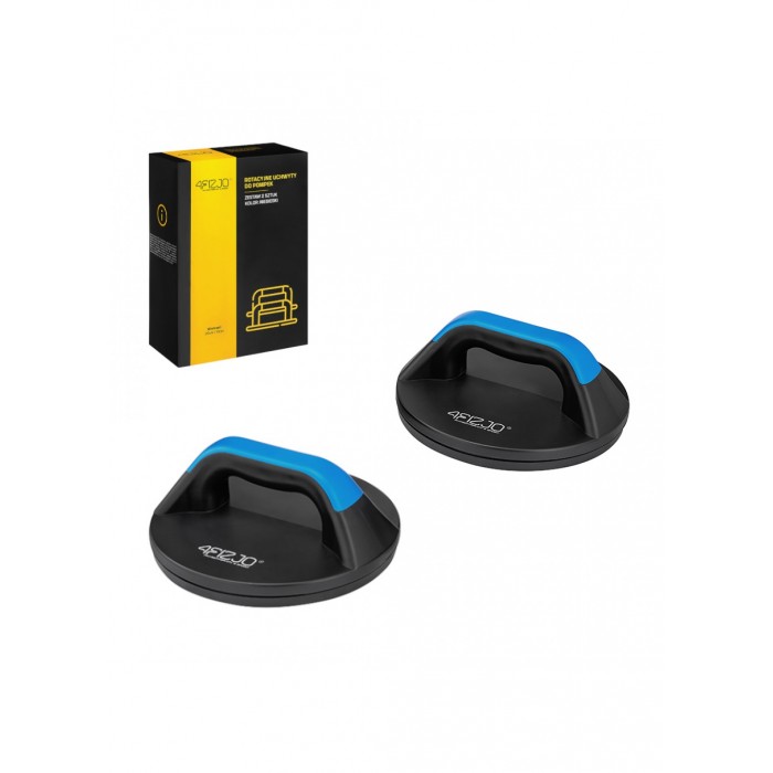 Упори для віджимань поворотні 4FIZJO Push-up Bars Black/Blue (P-5907739312488)