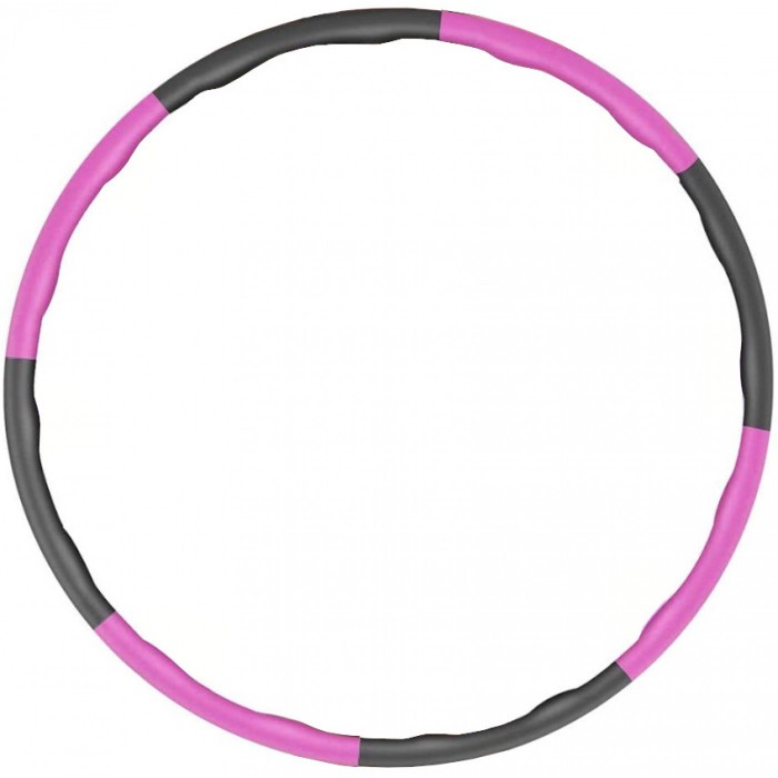 Обруч массажный 4FIZJO (хулахуп) складной 95 см 1 кг Grey/Pink (P-5907739313027)