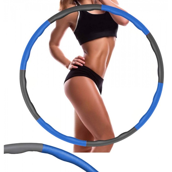 Обруч массажный 4FIZJO (хулахуп) складной 95 см 1 кг Grey/Green (P-5907739313706)