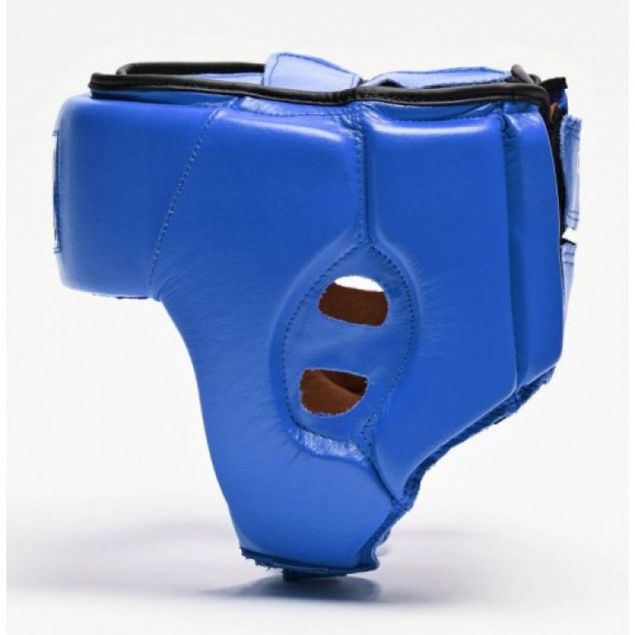 Боксерский шлем для соревнований Leone Contest Blue L