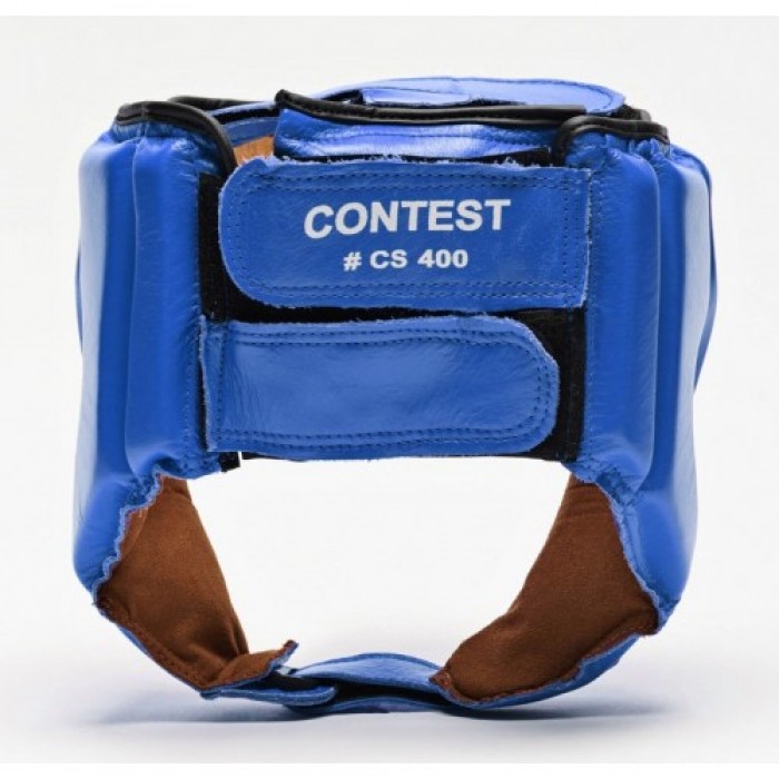Боксерский шлем для соревнований Leone Contest Blue S