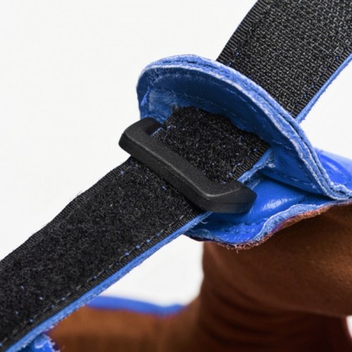 Боксерский шлем для соревнований Leone Contest Blue S