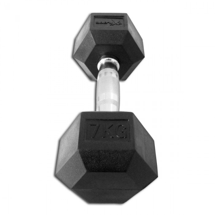 Гантель гексагональная обрезиненная Explode 7 кг PD-108-07