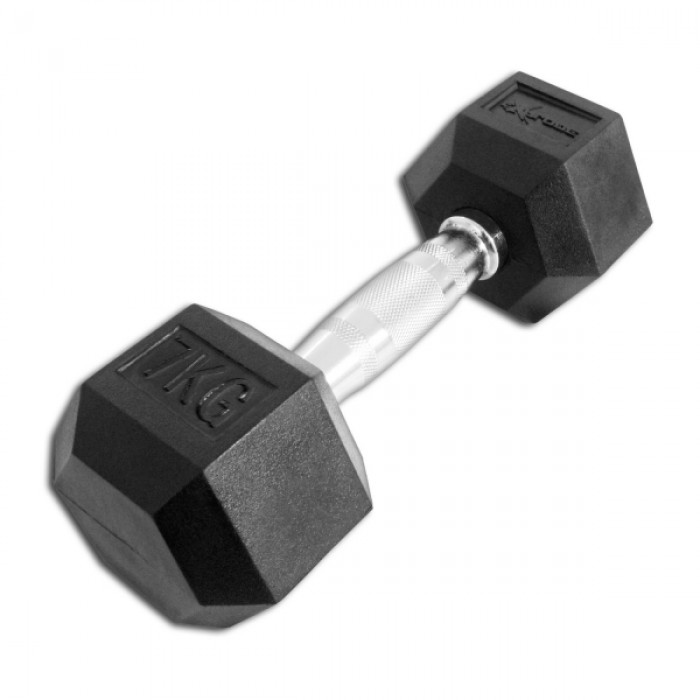 Гантель гексагональная обрезиненная Explode 7 кг PD-108-07