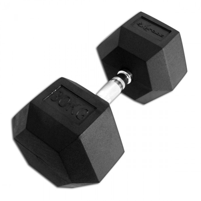 Гантель гексагональная обрезиненная Explode 30 кг PD-108-30