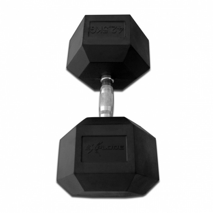 Гантель гексагональная обрезиненная Explode 42,5 кг PD-108-42,5