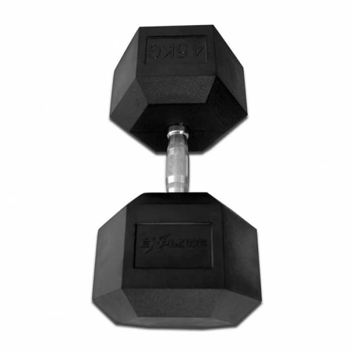 Гантель гексагональная обрезиненная Explode 45 кг PD-108-45