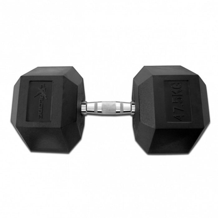 Гантель гексагональная обрезиненная Explode 47,5 кг PD-108-47,5