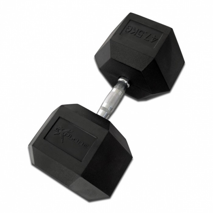 Гантель гексагональная обрезиненная Explode 47,5 кг PD-108-47,5