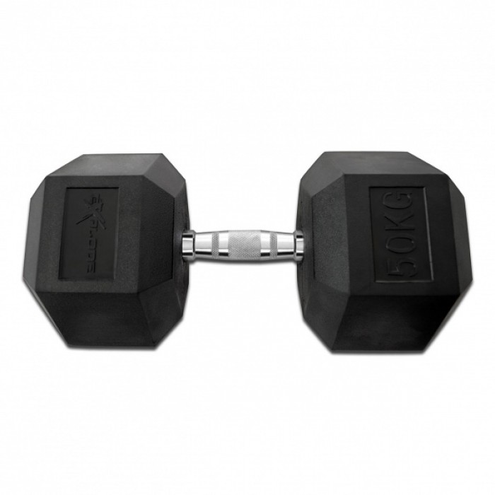 Гантель гексагональная обрезиненная Explode 50 кг PD-108-50