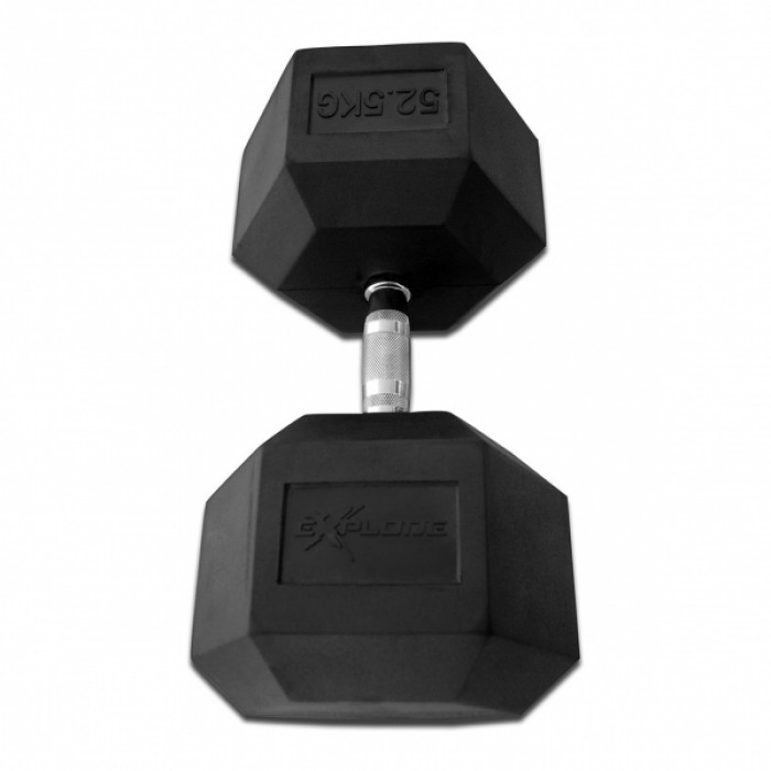 Гантель гексагональная обрезиненная Explode 52,5 кг PD-108-52,5