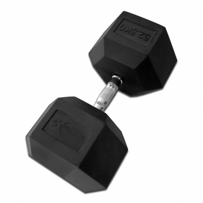 Гантель гексагональная обрезиненная Explode 52,5 кг PD-108-52,5