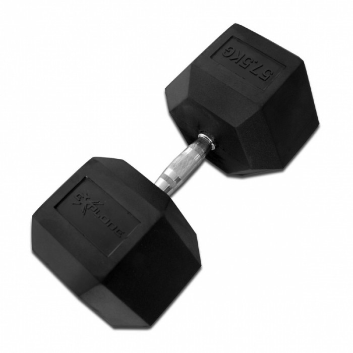 Гантель гексагональная обрезиненная Explode 57,5 кг PD-108-57,5