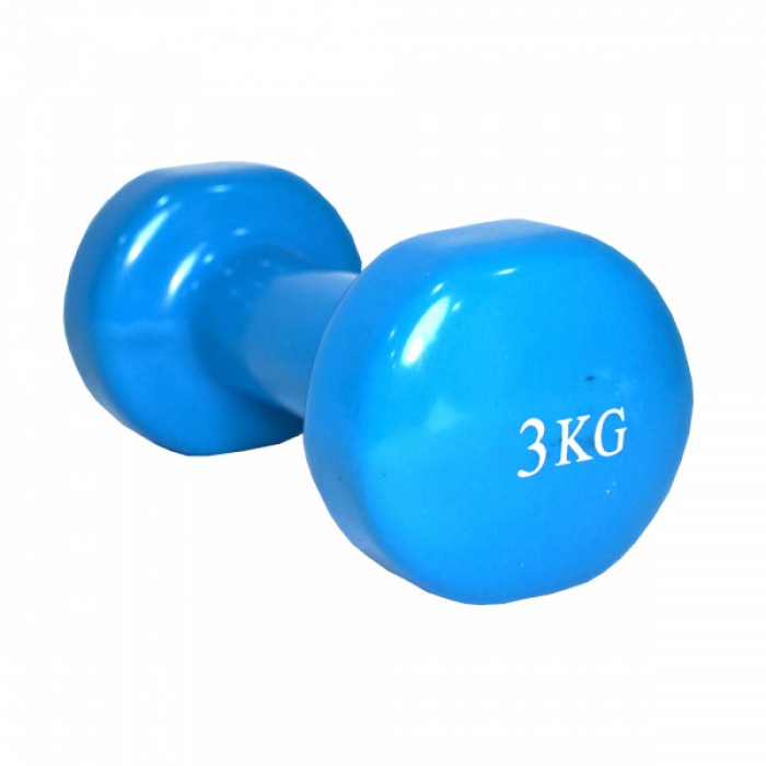 Гантель для фітнесу вінілова 3 кг Fitex MD2015-3V