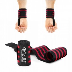 Бинты для запястий (кистевые бинты) 4FIZJO Wrist Wraps Black/Red (P-5907739313003)