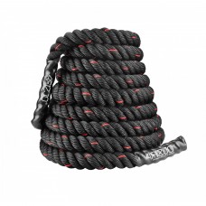 Канат тренировочный 4FIZJO Battle Rope 12 м для кроссфита Black (P-5907739312259)