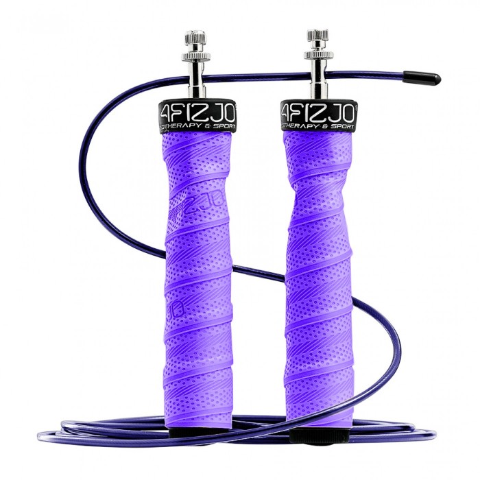 Скакалка скоростная для кроссфита 4FIZJO Speed Rope PRO+ Violet (P-5907739313188)