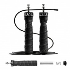 Скакалка швидкісна для кросфіту 4FIZJO Speed Rope PRO+ Black (P-5907739313164)
