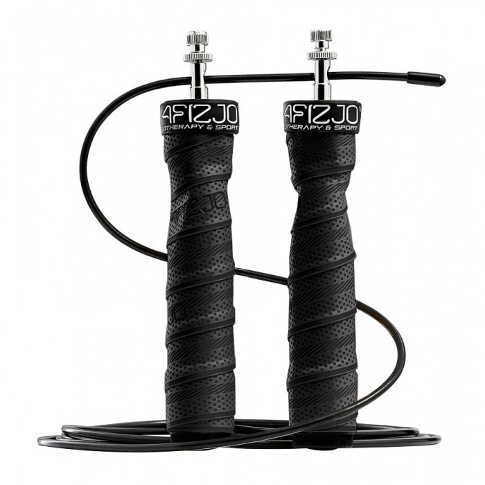 Скакалка скоростная для кроссфита 4FIZJO Speed Rope PRO+ Black (P-5907739313164)