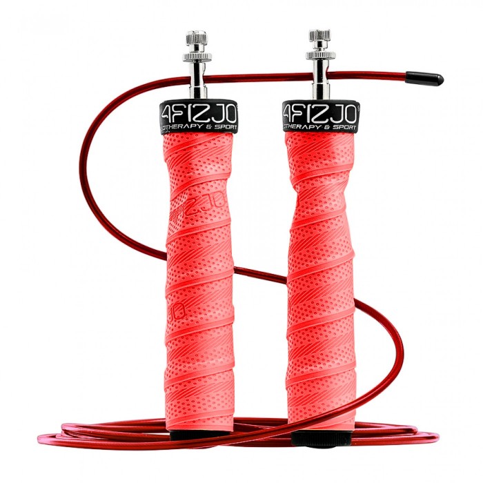 Скакалка скоростная для кроссфита 4FIZJO Speed Rope PRO+ Red (P-5907739313171)