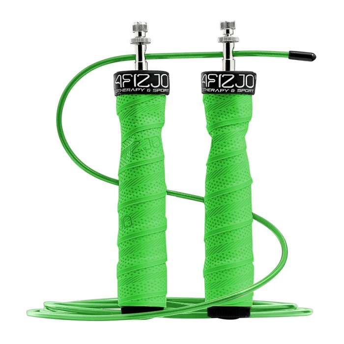Скакалка швидкісна для кросфіту 4FIZJO Speed Rope PRO+ Green (P-5907739313195)