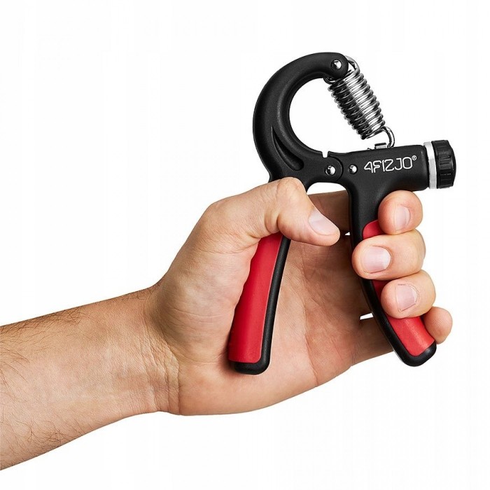 Еспандер кистьовий пружинний 4FIZJO 10-40 кг з регульованим навантаженням Black/Red (P-5907739313324)