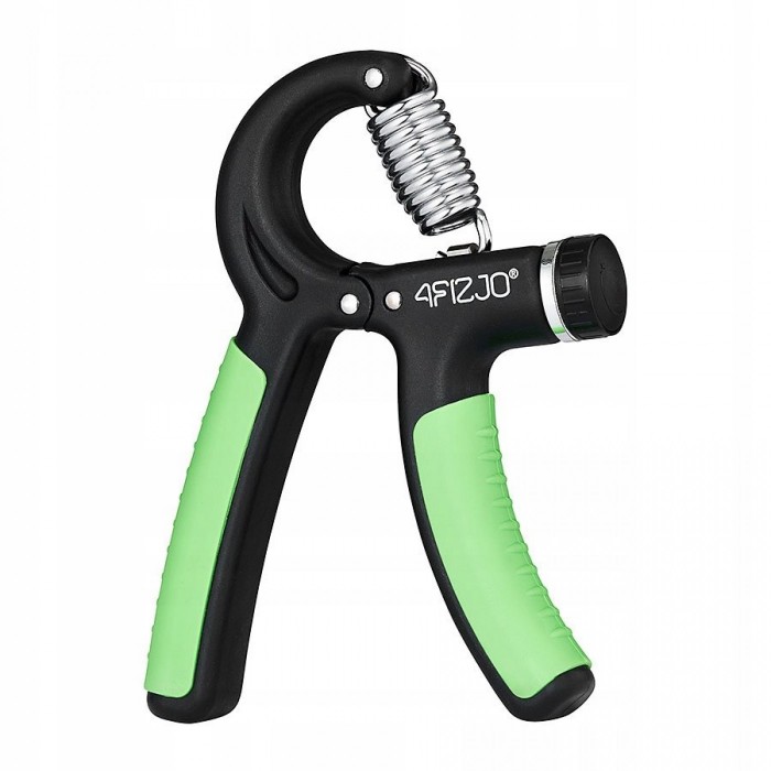 Еспандер кистьовий пружинний з регульованим навантаженням 4FIZJO 10-40 кг 4FJ0253 Black/Green