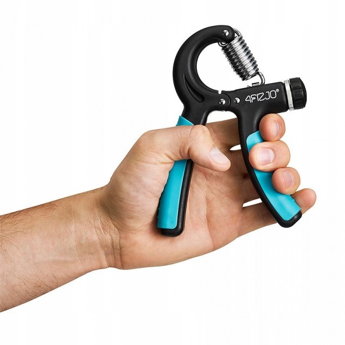 Еспандер кистьовий пружинний 4FIZJO 10-40 кг з регульованим навантаженням Black/Blue (P-5907739313331)