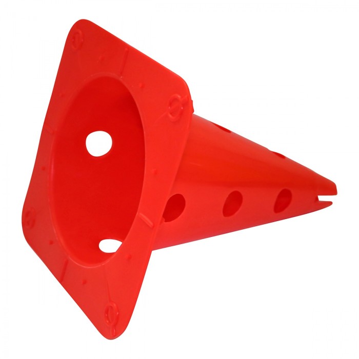 Конус-фишка спортивная для тренировок с отверстиями SportVida 30 см SV-HK0303