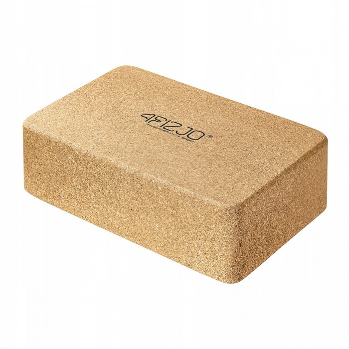 Блок для йоги 4FIZJO 22 x 15 x 7.2 см з пробкового дерева (P-5907739312990)