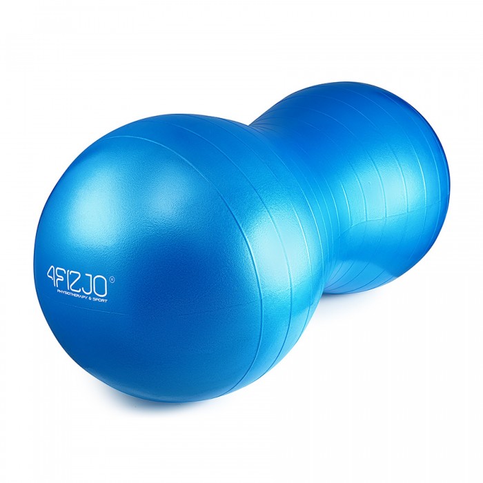 Мяч для фитнеса (арахис) 4FIZJO Air Ball Peanut 45 x 90 см Anti-Burst Blue (P-5907739312945)