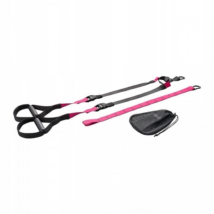 Петлі для функціонального тренінгу 4FIZJO TRX Black/Pink (P-5907739314109)