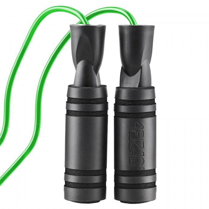 Скакалка з підшипниками 4FIZJO Basic Black/Green (P-5907739313157)
