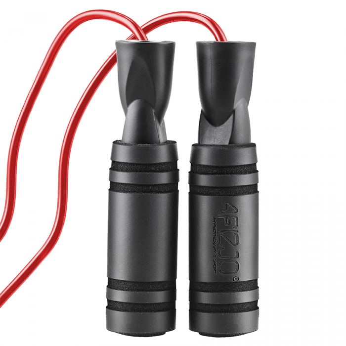 Скакалка з підшипниками 4FIZJO Basic Black/Red (P-5907739313133)