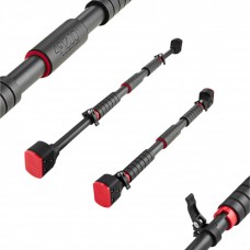 Турник в дверной проем раздвижной 4FIZJO PRO 72-110 см Black/Red (P-5907739313263)