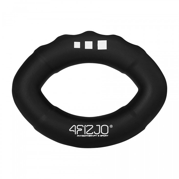 Еспандер кистьовий силіконовий 4FIZJO X-Hard 27 кг Black (P-5907739313768)