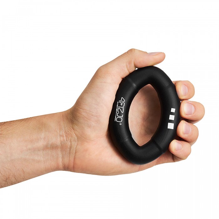 Еспандер кистьовий силіконовий 4FIZJO X-Hard 27 кг Black (P-5907739313768)