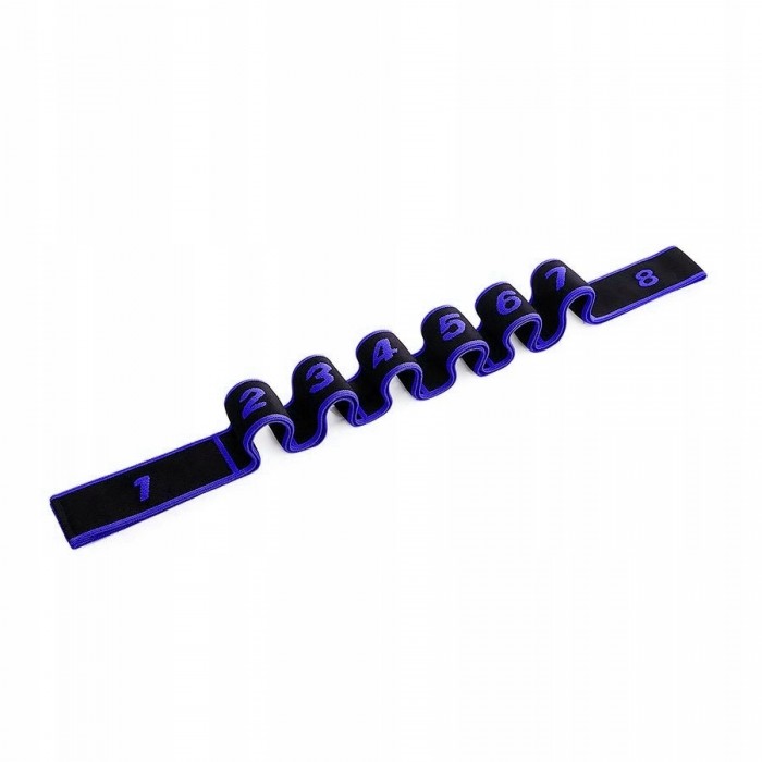 Еспандер з петлями для розтяжки тканинний 4FIZJO 90 см Black/Blue (P-5907739313775)