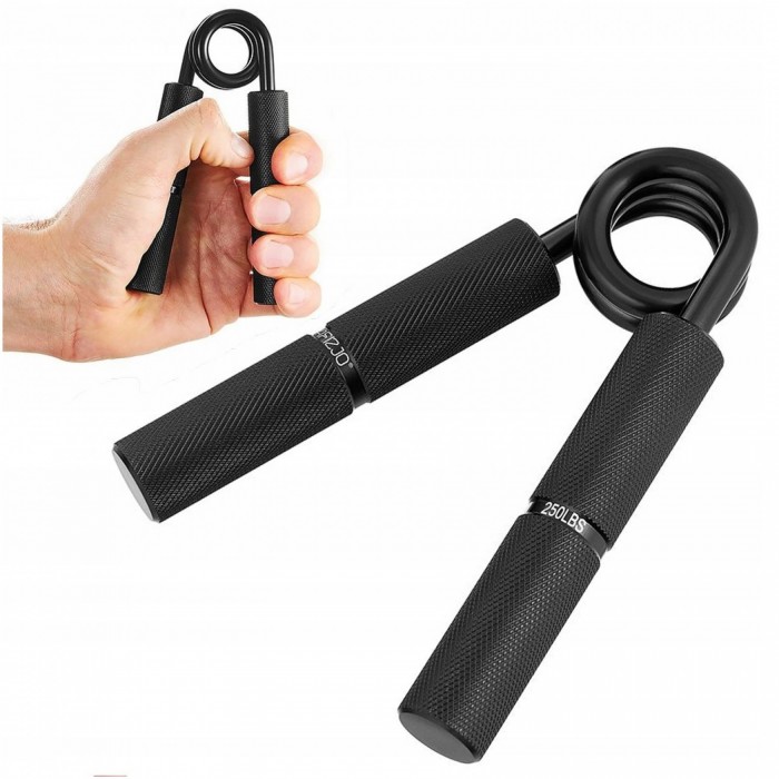 Эспандер кистевой 4FIZJO 113 кг металлический Black (P-5907739313393)