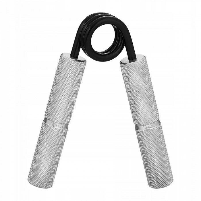 Эспандер кистевой 4FIZJO 45 кг металлический Silver (P-5907739313386)