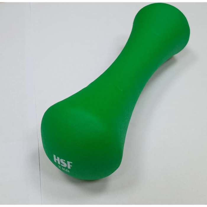 Гантель для фітнесу 2 кг 1шт для жінок та дітей неопренова HouseFit DD 64182