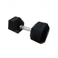 Гантель шестигранная обрезиненная 15 кг DD 6442-15