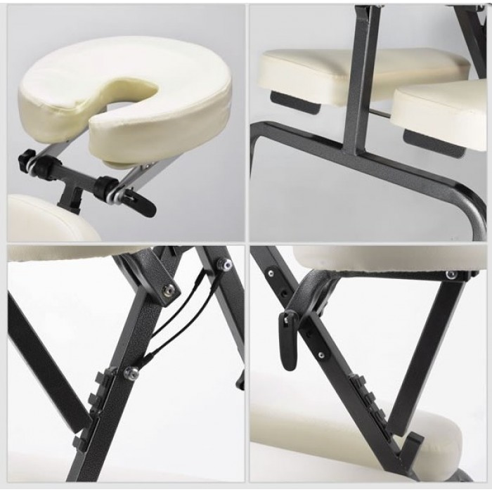 Массажный стул с сумкой HY-1002 белый