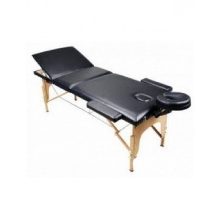 Массажный стол складной 3-х секционный (дерев. рама) HY-30110