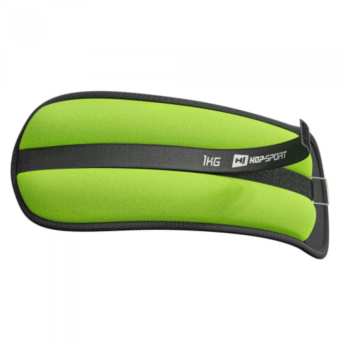 Обтяжувачі для ніг та рук 1 кг 2шт Hop-Sport HS-S002WB зелені