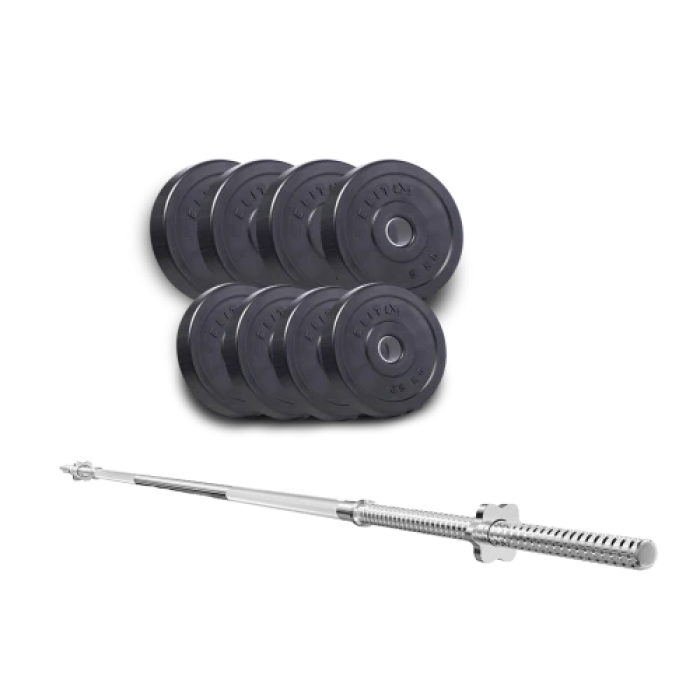 Штанга з млинцями 39 кг Elitum Titan